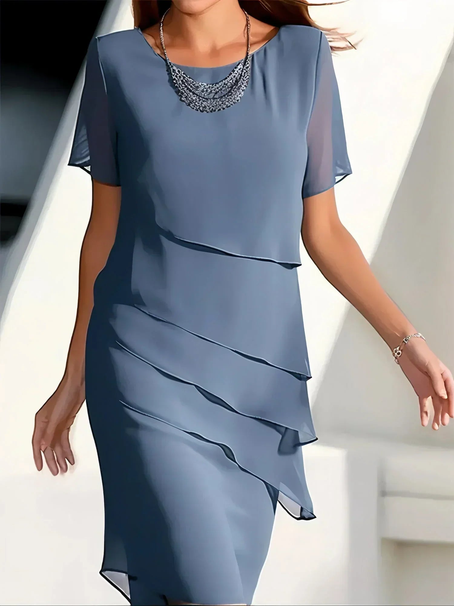 Nelia | Damen Elegante Figurfreundliche Kleider | Für Selbstbewusstsein & Stil