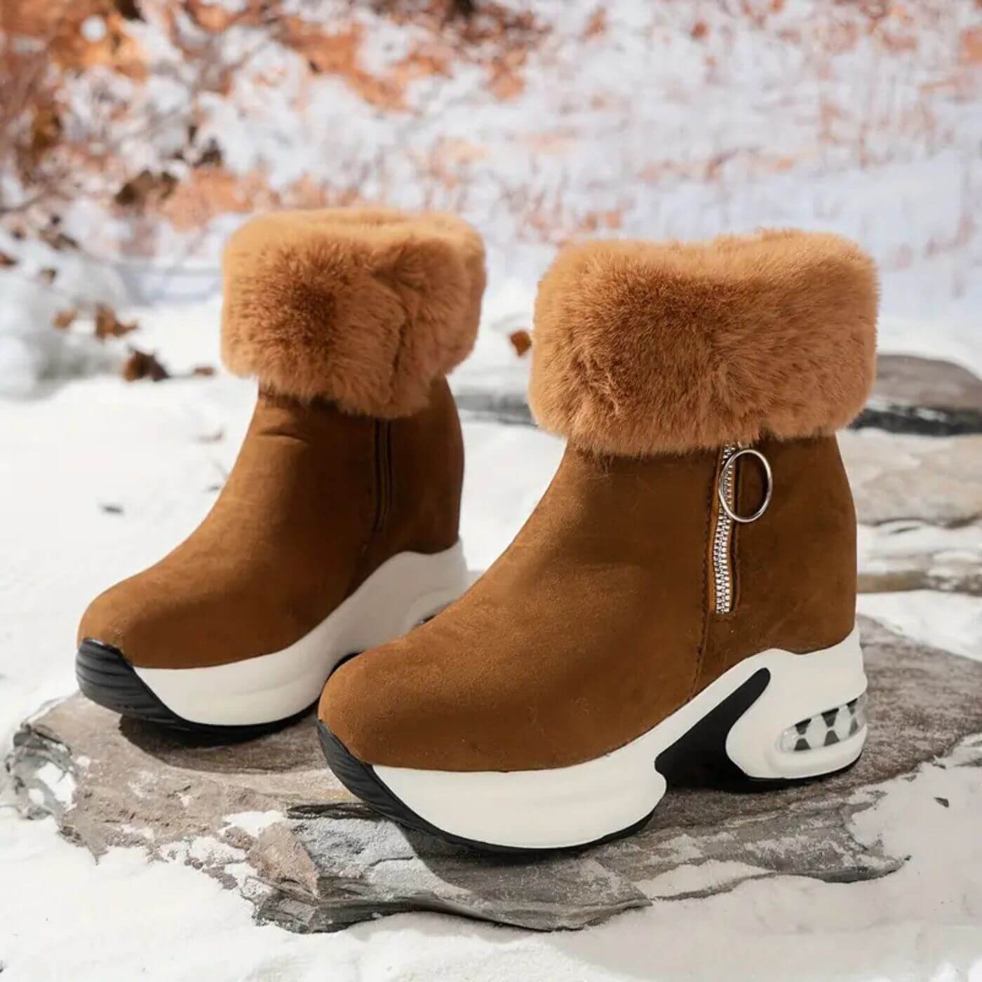 Mira™ - Winter-Schneestiefel mit Kunstfell