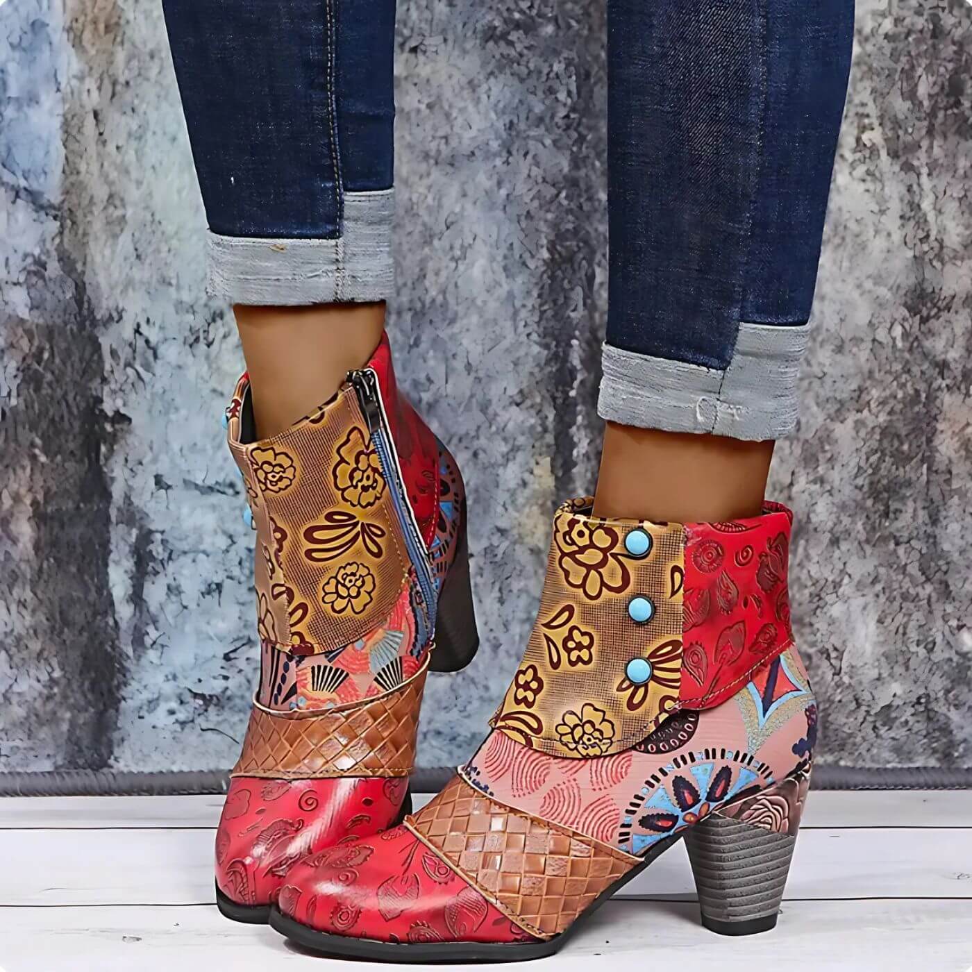 Selina™ - Vintage Handwerkskunst Orthopädische Stiefel