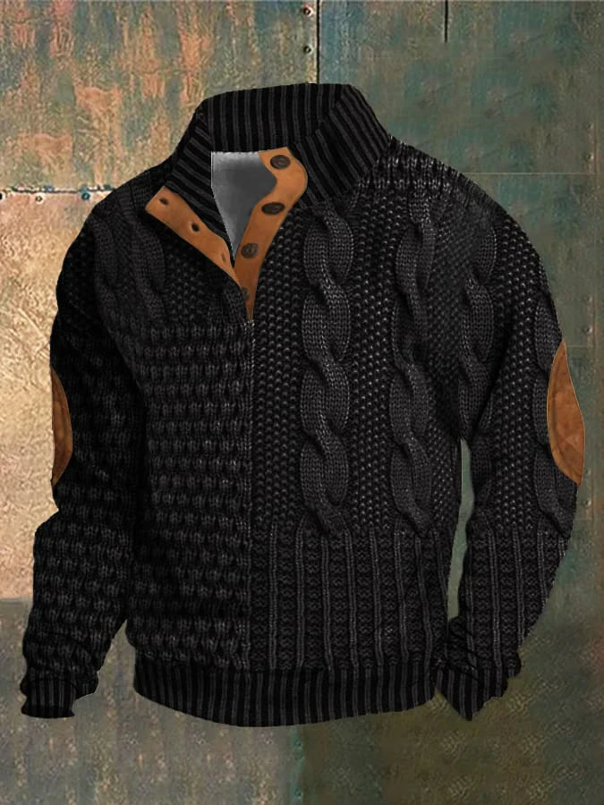ALVIZE | LÄSSIGER PULLOVER MIT STILVOLLEN KNÖPFEN