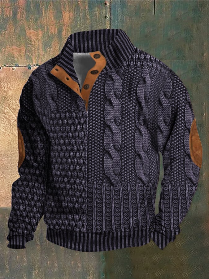 ALVIZE | LÄSSIGER PULLOVER MIT STILVOLLEN KNÖPFEN