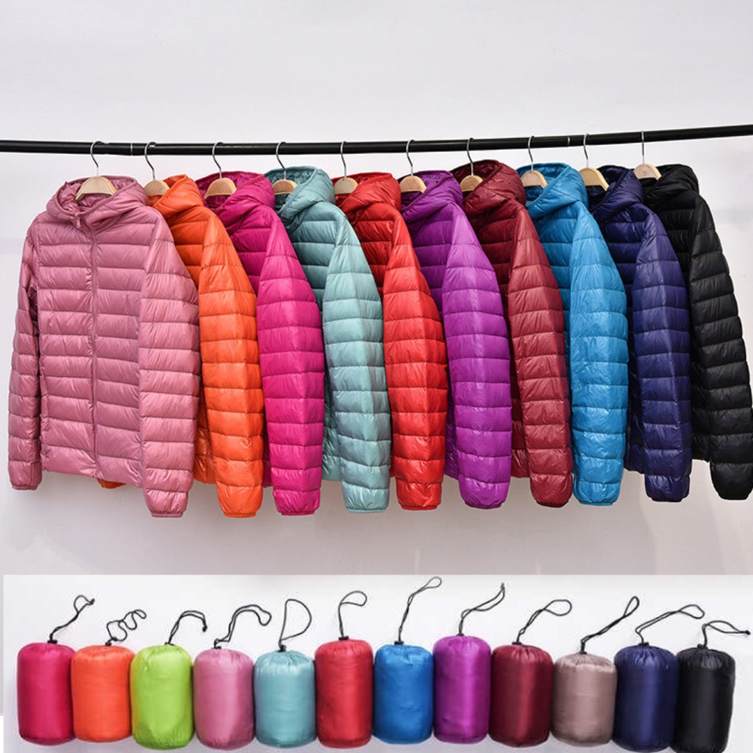 Amelie | Damen Steppjacke | Leicht & mit Kapuze